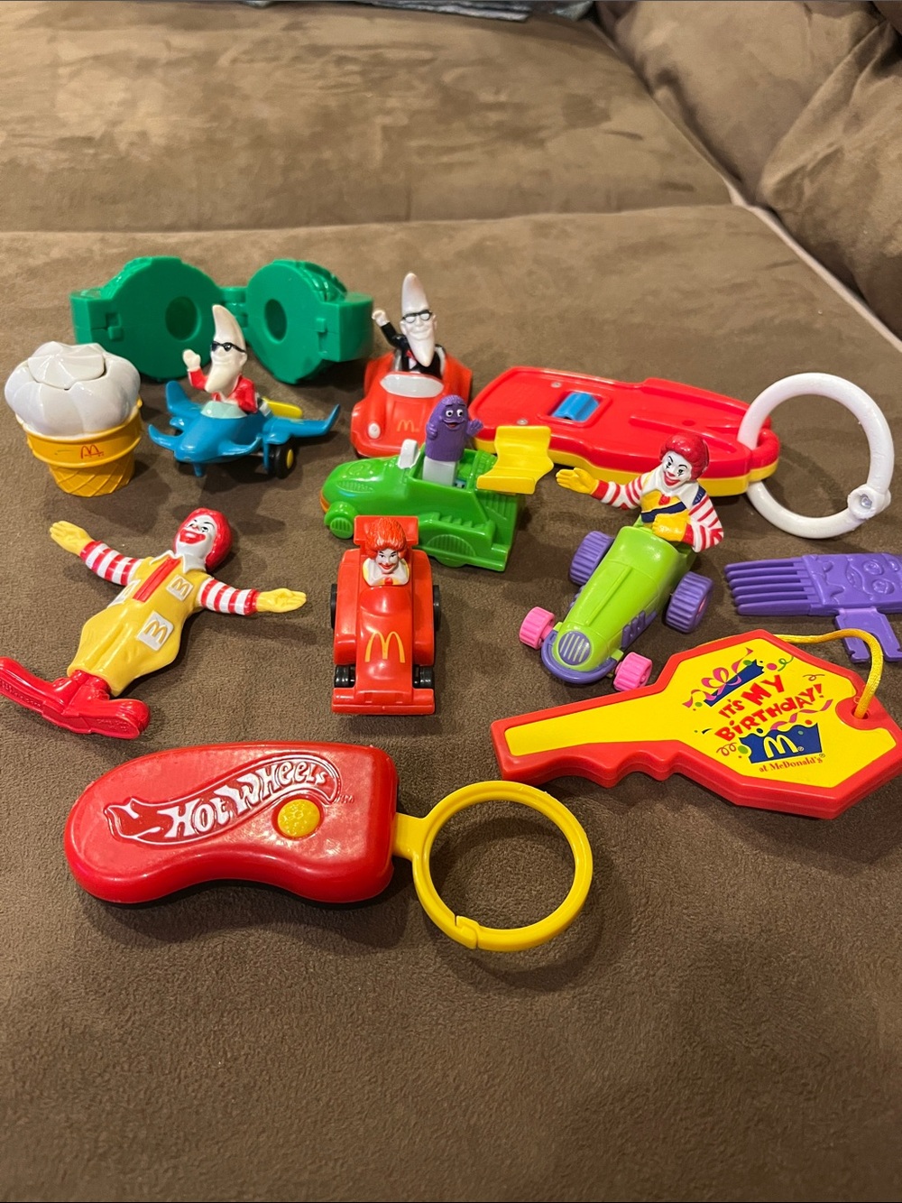 Vintage McDonald's Colorful Toy Set